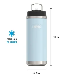 Water Bottles<Thermos Icon Stainless Steel Vacuum Insulated Water Bottle with Straw Lid, 32 oz., Glacier (IS2332GC4)