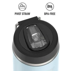 Water Bottles<Thermos Icon Stainless Steel Vacuum Insulated Water Bottle with Straw Lid, 32 oz., Glacier (IS2332GC4)