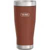 Thermos Icon Stainless Steel Vacuum Insulated Tumbler, 16 oz., Saddle (IS1012SD4)