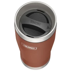 Thermos Icon Stainless Steel Vacuum Insulated Tumbler, 16 oz., Saddle (IS1012SD4)