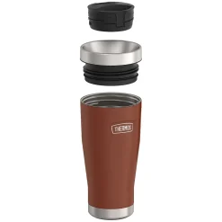 Thermos Icon Stainless Steel Vacuum Insulated Tumbler, 16 oz., Saddle (IS1012SD4)