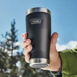 Thermos Icon Stainless Steel Vacuum Insulated Tumbler, 16 oz., Granite (IS1012GT4)