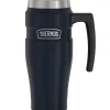 Thermos King Stainless Steel Vacuum Insulated Travel Mug, 16 oz., Midnight Blue (THRSK1000MDB4)