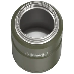 Thermos 24-Ounce Stainless King Vacuum-Insulated Food Jar, Army Green (SK3020AGTRI4) New