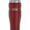 Thermos 16-Ounce Stainless King Vacuum-Insulated Stainless Steel Travel Tumbler, Rustic Red (SK1005MR4)