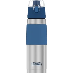 Water Bottles<Thermos Stainless Steel Vacuum Insulated Water Bottle, 18 oz., Slate Blue (THR2465SSB6)