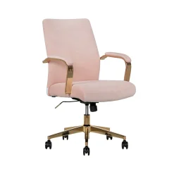 Hot Jolie Ergonomic Fabric Swivel Desk Chair, (60068-BLSH) Ergonomic Chairs