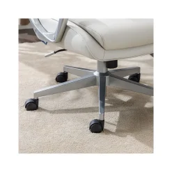 Sale Josephine Ergonomic Bonded Leather Swivel Manager Chair, Beige (60071-CRM) Ergonomic Chairs