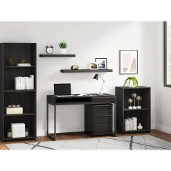 Discount Latimer 2-Drawer Vertical File Cabinet, Pedestal, Burnt Ash, 20.8