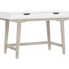 Sale Whitney 48"W Writing Desk, Snowy White (SPLS-WH48D-TV) Office Desks