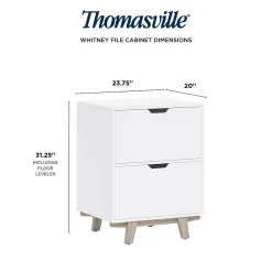 Best Whitney 2-Drawer Lateral File Cabinet, Letter/Legal Size, 31.25