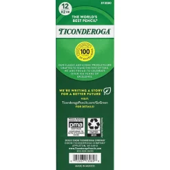 Ticonderoga Beginners Wooden Pencil, 2.2mm, #2 Soft Lead, Dozen (13080) Best