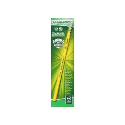 Ticonderoga Dixon Wooden Pencil, #2 Soft Lead, Dozen (13824) New