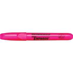 Ticonderoga Emphasis Fluorescent Highlighter, Chisel Tip, Pink (X47066) Outlet