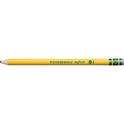 Ticonderoga My First Pre-Sharpened Wooden Pencil, 0.7mm, #2 Medium Lead, Dozen (X33312X) New
