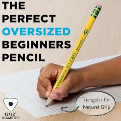 Ticonderoga My First Tri-Write Wooden Pencil, #2 Soft Lead, 36/Pack (X13082) Hot