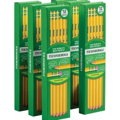 Ticonderoga Pre-Sharpened Wooden Pencil, 2.2mm, #2 Soft Lead, 72/Pack (X13972) Clearance