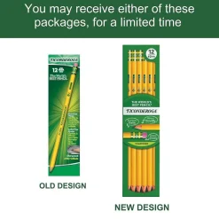 Ticonderoga Pre-Sharpened Wooden Pencil, 2.2mm, #2 Soft Lead, Dozen (X13806X) Clearance