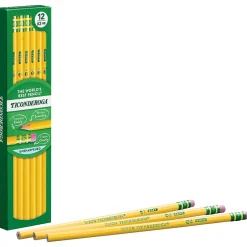 Ticonderoga The World's Best Pencil Wooden Pencil, 2.2mm, #2 Soft Lead, 1440/Carton (X13882X-CT) Clearance