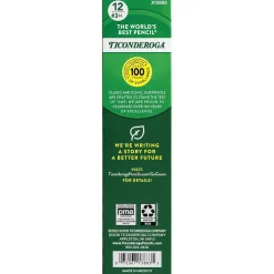 Ticonderoga The World's Best Pencil Wooden Pencil, 2.2mm, #3 Hard Lead, Dozen (X13883X) Sale