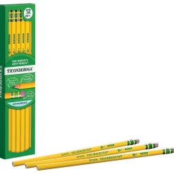 Ticonderoga The World's Best Pencil Wooden Pencil, 2.2mm, #3 Hard Lead, Dozen (X13883X) Sale