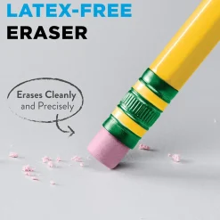 Ticonderoga The World's Best Pencil Wooden Pencil, 2.2mm, #2 Soft Lead, 96/Pack (13872/13882) Clearance