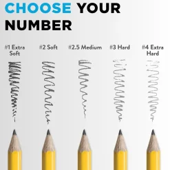 Ticonderoga Woodcase Pencil, 2H, No. 4, Yellow Barrel, 12/Pack Online