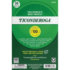 Ticonderoga Wooden Pencil, 0.7mm, #2 Medium Lead, 3 Dozen (DIX33336) Hot
