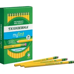 Ticonderoga Wooden Pencil, 0.7mm, #2 Medium Lead, 3 Dozen (DIX33336) Hot