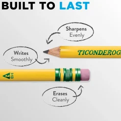 Ticonderoga Wooden Pencil, 0.7mm, #2 Soft Lead, 8/Pack (13852) Hot