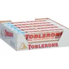 Chocolate<Toblerone Swiss White chocolate with Honey-Almond Nougat Candy Bar, 3.5 oz., 20/Pack (304-00027)