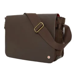 Token Sheridan Nylon Contemporary Messenger Bag, Dark Brown (TK-4346Z-WN DBR)