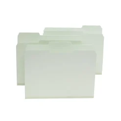 Unbranded Top Tab Pressboard File Folders, Letter Size, Light Green Sale