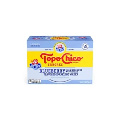 Bottled Water<Topo Chico Sabores Blueberry Hibiscus Sparkling Water, 12 oz., 8 Cans/Pack (412570)