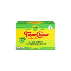Bottled Water<Topo Chico Sabores Lime with Mint Sparkling Water, 12 oz., 8 Cans/Pack, 3 Packs/Carton (412569)