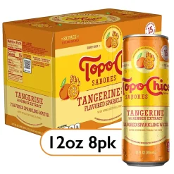 Bottled Water<Topo Chico Sabores Tangerine Ginger Sparkling Water, 12 oz., 8 Cans/Pack (412571)