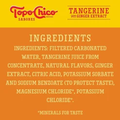 Bottled Water<Topo Chico Sabores Tangerine Ginger Sparkling Water, 12 oz., 8 Cans/Pack (412571)