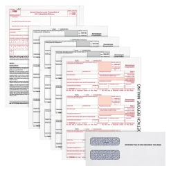 Best 2024 1099-NEC Tax Form Kit with Envelopes, 4-Part, 100 Forms/Pack (LNEC4KIT-S) Tax Forms