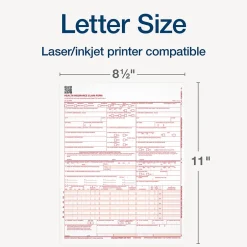 Sale CMS-1500 Health Insurance Claims, 500/Pack (TOP 50126RV) Medical Forms