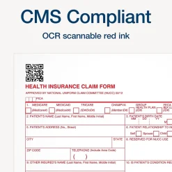 Sale CMS-1500 Health Insurance Claims, 500/Pack (TOP 50126RV) Medical Forms