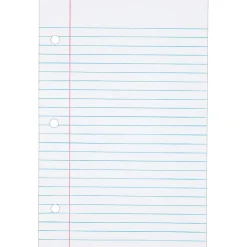 TOPS College Ruled Filler Paper, 5.5" x 8.5", 3-Hole Punched, 100 Sheets/Pack (62304) Online