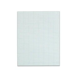 TOPS Cross-Section Pad, 8.5" x 11", Quad Rule, White, 50 Sheets/Pad (TOP 35101)