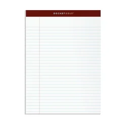 TOPS Docket Gold Notepads, 8.5" x 11.75", White, 50 Sheets/Pad, Dozen (63960) Sale
