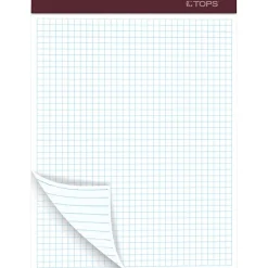 TOPS Docket Notepad, 8.5" x 11.75", Graph Ruled, Burgundy (63752) Sale