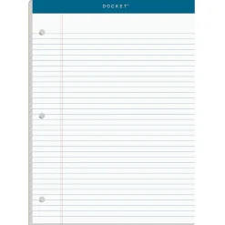 TOPS Double Docket Notepad, 8.5" x 11.75", College, White, 100 Sheets/Pad (TOP 63384) Online