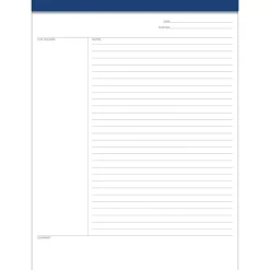 TOPS FocusNotes Notepad, 8.5" x 11", White, 50 Sheets/Pad (77103) Sale