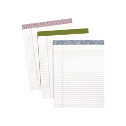TOPS Notepad, 8.5" x 11" (US letter), Narrow Ruled, Assorted Colors, 50 Sheets/Pad, 1 Pad/Pack (20490/V2) Clearance