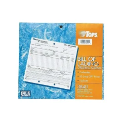 Best 3-Part Carbonless Bill of Lading, 8.5"L x 7"W, 50 Sets/Book (3841) Business Forms