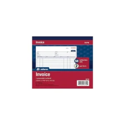 2-Part Carbonless Invoices, 50 Sets/Book (D8740) Business Forms