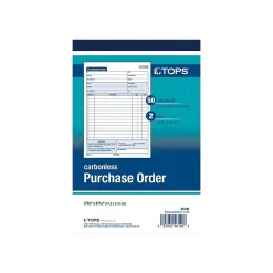 2-Part Carbonless Purchase Requisitions, 7.94"L x 5.56"W, 50 Sets/Book (46140) Business Forms